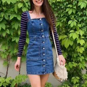 Button Up Denim Dress